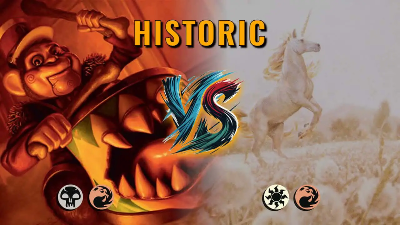 Watch MTG Arena Historic Video - Rakdos Midrange by saitama VS Boros Aggro by KENN - e8ad75