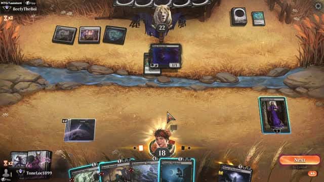 Watch MTG Arena Video Replay - Mono Black Midrange by ToneLoc1899 VS Orzhov Aggro by BeefyTheBoi - Standard Ranked