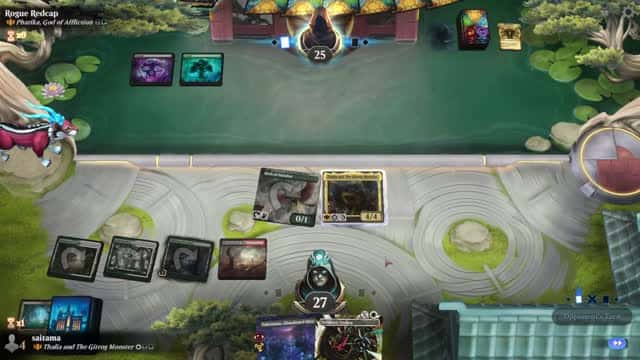 Watch MTG Arena Video Replay - Thalia and The Gitrog Monster by saitama VS Pharika, God of Affliction by Rogue Redcap - Historic Brawl