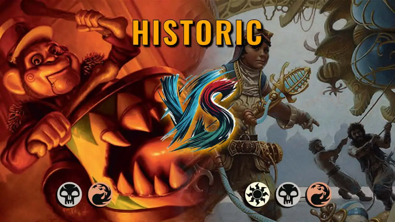 Watch MTG Arena Historic Video - Rakdos Midrange by saitama VS Mardu Midrange by Sakuragi - 426358