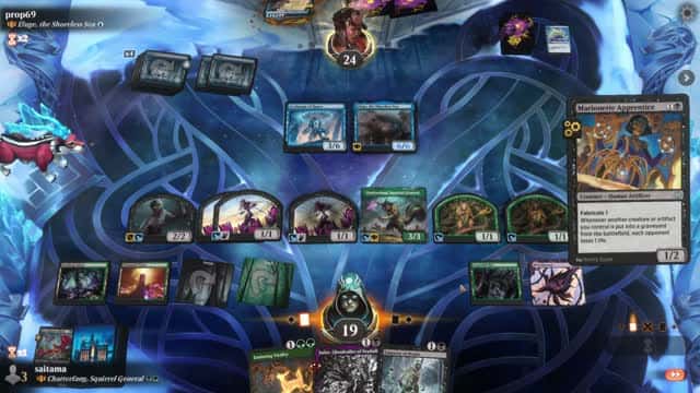 Watch MTG Arena Video Replay - Chatterfang, Squirrel General by saitama VS Eluge, the Shoreless Sea by prop69 - Historic Brawl