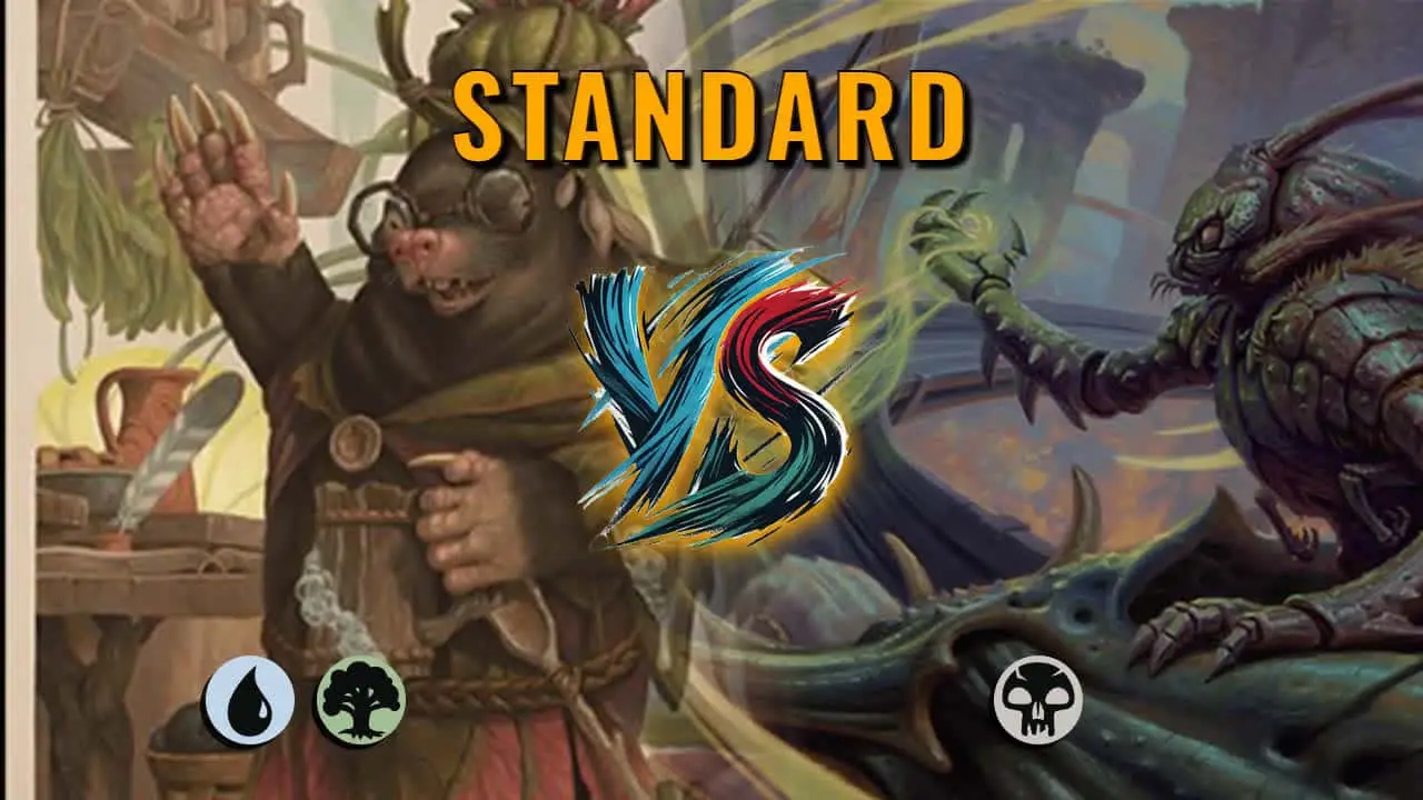 Watch MTG Arena Standard Video - Simic Midrange by Warped Concept VS Mono Black Midrange by MrTBor - 81fa2d