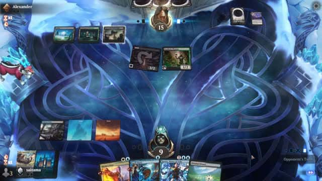 Watch MTG Arena Video Replay - Azorius Control by saitama VS Mono Black Midrange by Alexander - Timeless Traditional Ranked