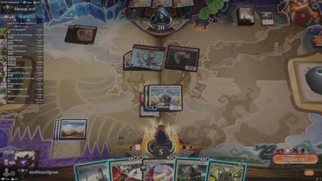 Watch MTG Arena Video Replay - Mono White Aggro by molituselgran VS Mono Red Aggro by Shoop.wtf - Standard Ranked