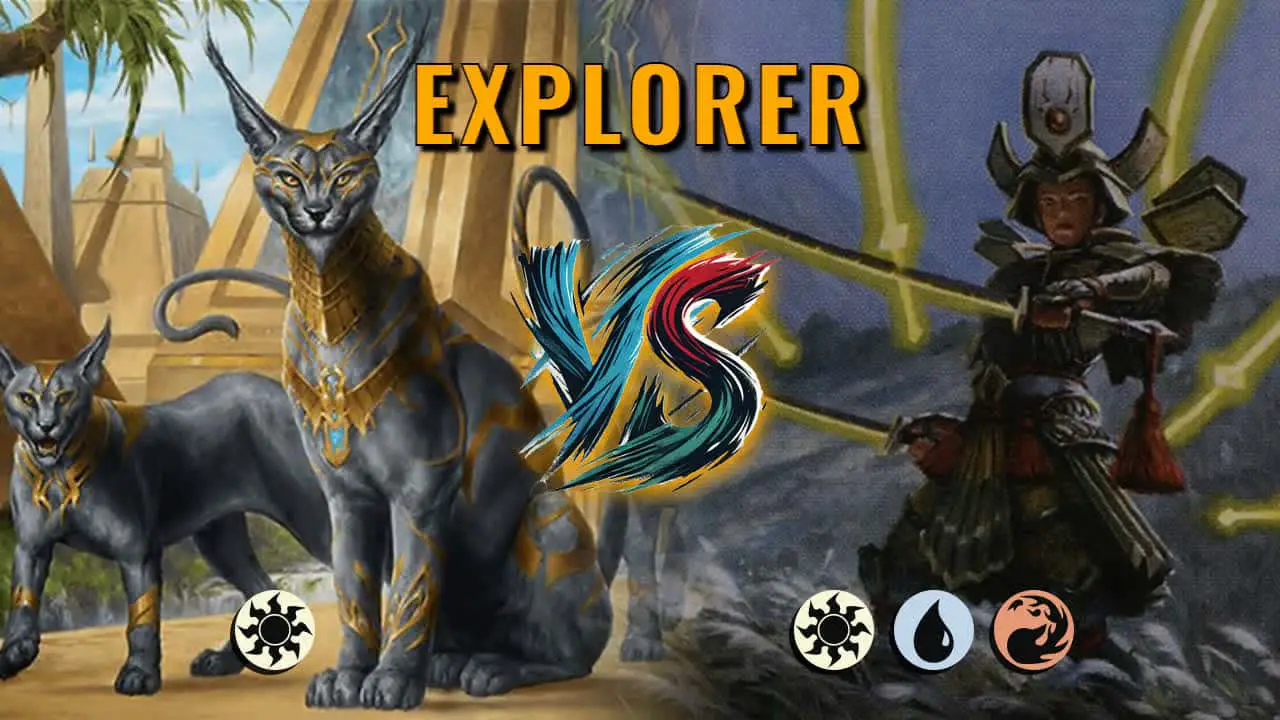 Watch MTG Arena Explorer Video - Mono White Aggro by Khat VS Jeskai Control by Bahodin - 2dfdce