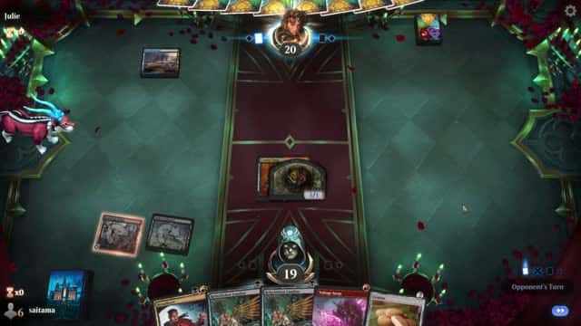 Watch MTG Arena Video Replay - Jund Midrange by saitama VS Dimir Aggro by Julie - MWM Historic Pauper