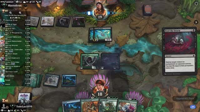 Watch MTG Arena Video Replay - Simic Midrange by ToneLoc1899 VS Orzhov Aggro by Blastoderm - Standard Ranked