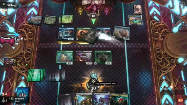 Watch MTG Arena Video Replay - Golgari Aggro by saitama VS Simic Aggro by Nidhogy - Premier Draft Ranked