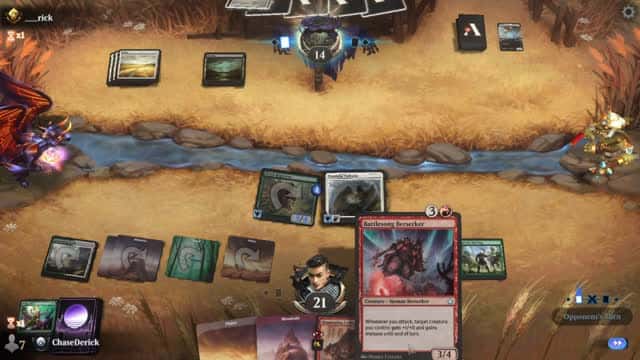 Watch MTG Arena Video Replay - Naya Midrange by ChaseDerick VS Orzhov Midrange by ___rick - Premier Draft Ranked