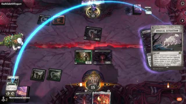 Watch MTG Arena Video Replay - Mono Black Midrange by MaremmanFurioso VS Rakdos Midrange by DarkSideOfYogurt - Timeless Challenge Match