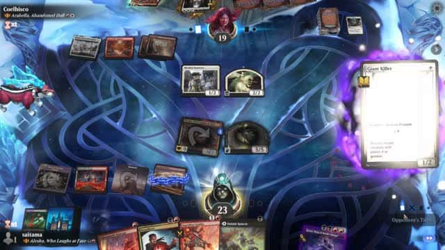 Watch MTG Arena Video Replay - Alesha, Who Laughs at Fate by saitama VS Arabella, Abandoned Doll by Coelhisco - Historic Brawl