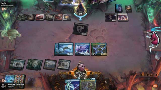 Watch MTG Arena Video Replay - Simic Midrange by Warped Concept VS Orzhov Midrange by Scyld - Standard Play