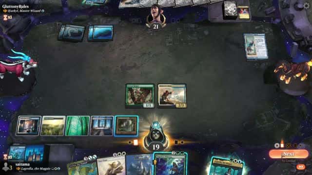 Watch MTG Arena Video Replay - Lagrella, the Magpie by saitama VS Hurkyl, Master Wizard by GluttonyRules - Historic Brawl