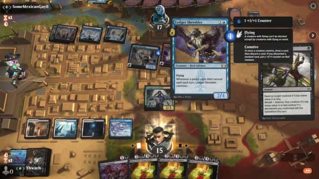 Watch MTG Arena Video Replay - Esper Midrange by Yhwach VS Izzet Midrange by SomeMexicanGuy8 - Explorer Traditional Ranked