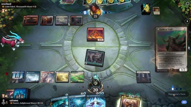 Watch MTG Arena Video Replay - Narset, Enlightened Master by saitama VS Anim Pakal, Thousandth Moon by overlord - Historic Brawl