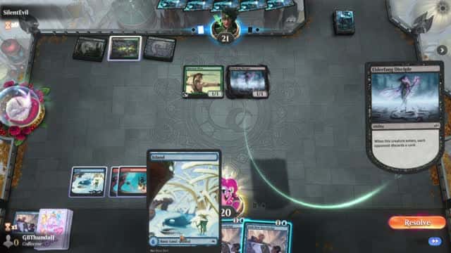 Watch MTG Arena Video Replay - Izzet Aggro by GBThundaII VS Golgari Aggro by SilentEvil - Timeless Play