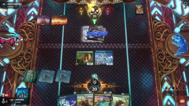 Watch MTG Arena Video Replay - Sultai Midrange by saitama VS Boros Aggro by marcolucche - Premier Draft Ranked