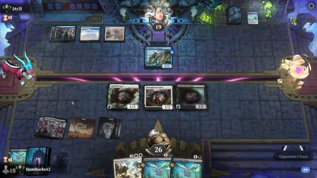 Watch MTG Arena Video Replay - Orzhov Aggro by HamHocks42 VS Azorius Aggro by J4y3l - Standard Ranked