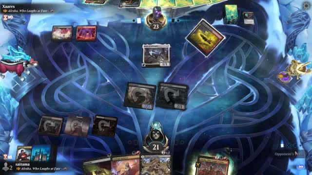 Watch MTG Arena Video Replay - Alesha, Who Laughs at Fate by saitama VS Alesha, Who Laughs at Fate by Xaares - Historic Brawl