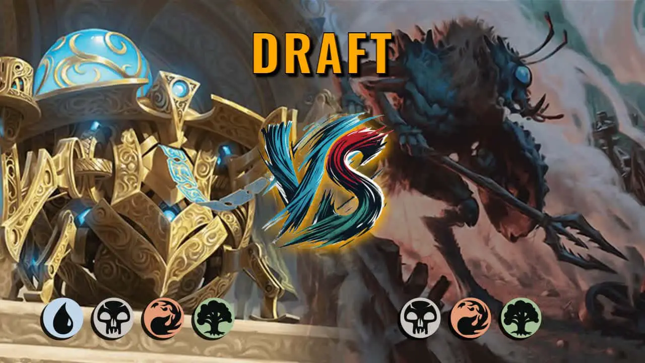 Watch MTG Arena Draft Video - UBRG Midrange by saitama VS Jund Midrange by Martjn - 20607d