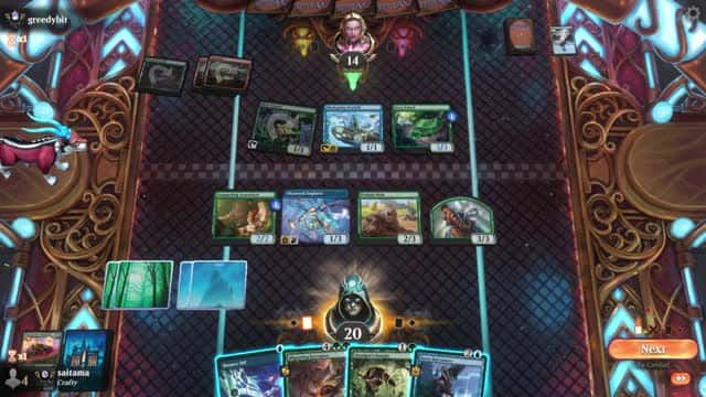 Watch MTG Arena Video Replay - Sultai Midrange by saitama VS Temur Midrange by greedybit - Premier Draft Ranked