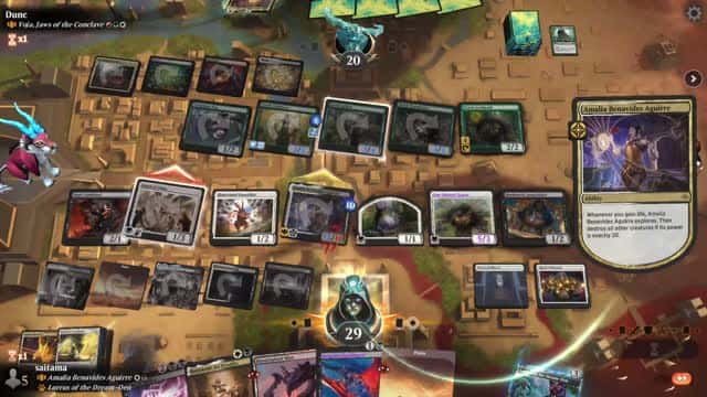 Watch MTG Arena Video Replay - Amalia Benavides Aguirre by saitama VS Voja, Jaws of the Conclave by Dunc - Historic Brawl