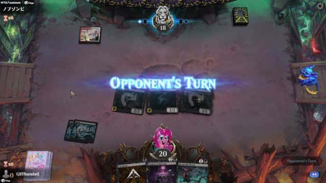 Watch MTG Arena Video Replay - Mono Black Midrange by GBThundaII VS Boros Aggro by ノブゾンビ - Standard Play