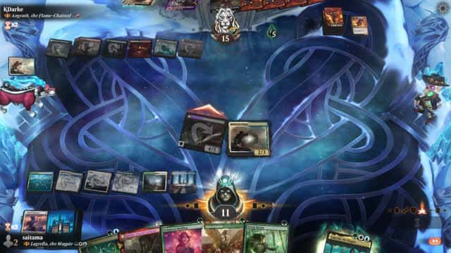 Watch MTG Arena Video Replay - Lagrella, the Magpie by saitama VS Angrath, the Flame-Chained by KDarke - Historic Brawl