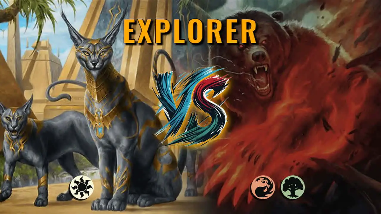 Watch MTG Arena Explorer Video - Mono White Aggro by Khat VS Gruul Aggro by Player1674985 - d72ba9