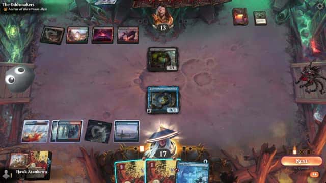 Watch MTG Arena Video Replay - Izzet Midrange by Hawk Atankewo VS Jund Midrange by The Oddsmakers - Timeless Challenge Match