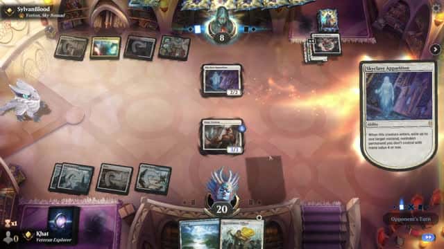 Watch MTG Arena Video Replay - Azorius Aggro by Khat VS Selesnya Midrange by SylvanBlood - Explorer Ranked