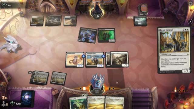 Watch MTG Arena Video Replay - Mono White Aggro by Khat VS Orzhov Midrange by leo - Explorer Ranked