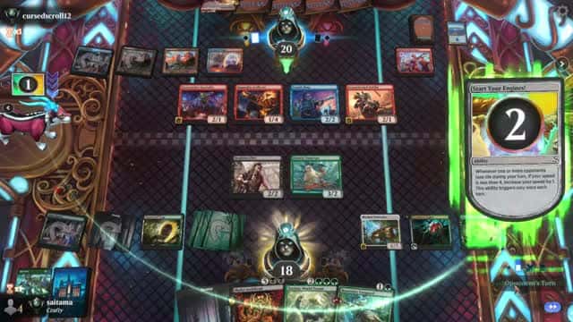 Watch MTG Arena Video Replay - Golgari Aggro by saitama VS Izzet Midrange by cursedscroll12 - Premier Draft Ranked