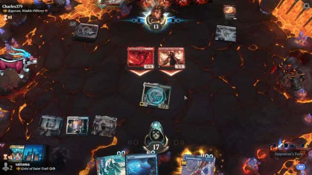 Watch MTG Arena Video Replay - Geist of Saint Traft by saitama VS Ragavan, Nimble Pilferer by Charles379 - Historic Brawl