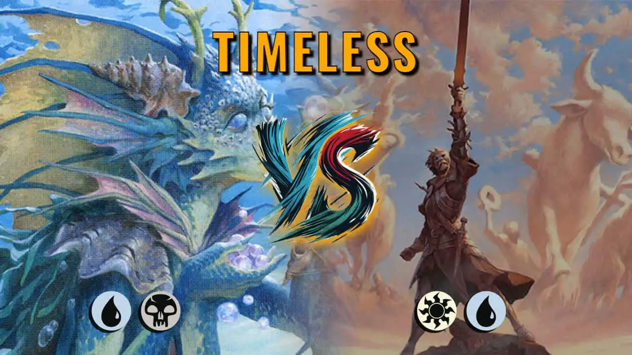 Watch MTG Arena Timeless Video - Dimir Midrange by Yhwach VS Azorius Midrange by Pisio - 80ed72