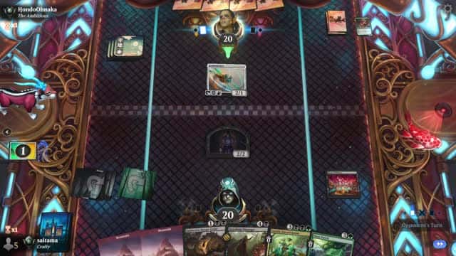 Watch MTG Arena Video Replay - Jund Midrange by saitama VS Selesnya Midrange by HondoOhnaka - Premier Draft Ranked