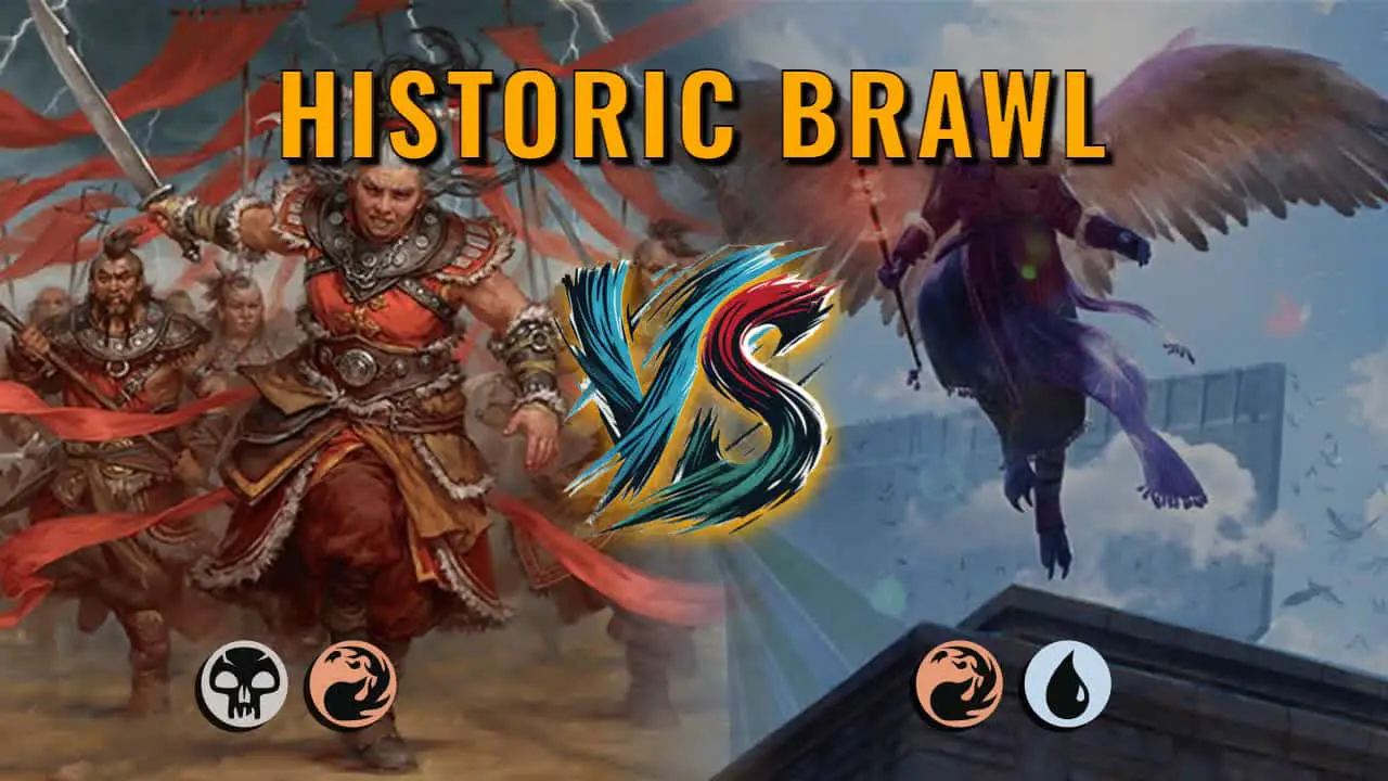 Watch MTG Arena Historic Brawl Video - Alesha, Who Laughs at Fate by saitama VS Balmor, Battlemage Captain by Daemon - a62c3a