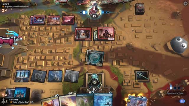 Watch MTG Arena Video Replay - Geist of Saint Traft by saitama VS Ragavan, Nimble Pilferer by 1killo0 - Historic Brawl