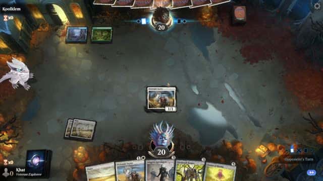 Watch MTG Arena Video Replay - Mono White Aggro by Khat VS Simic Midrange by Koolklem - Explorer Play