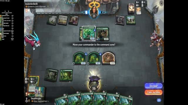 Watch MTG Arena Video Replay - Nissa, Vastwood Seer by DeadWeight VS Karametra, God of Harvests by InsidetheShell1 - MWM Brawl Builder