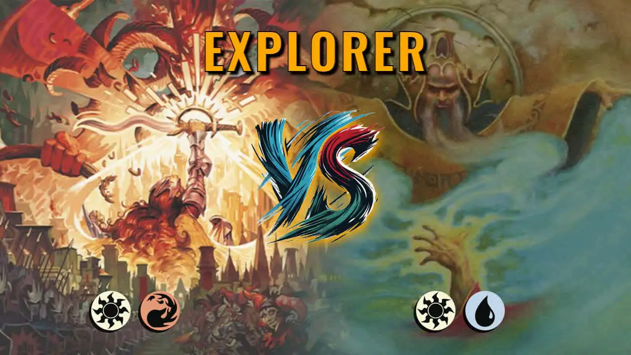 Watch MTG Arena Explorer Video - Boros Midrange by Khat VS Azorius Control by Omahabearhug - c60a9a