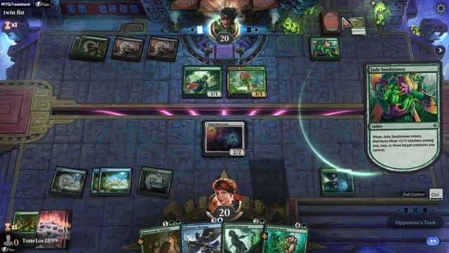 Watch MTG Arena Video Replay - Simic Midrange by ToneLoc1899 VS Golgari Midrange by twin fin - Jump In