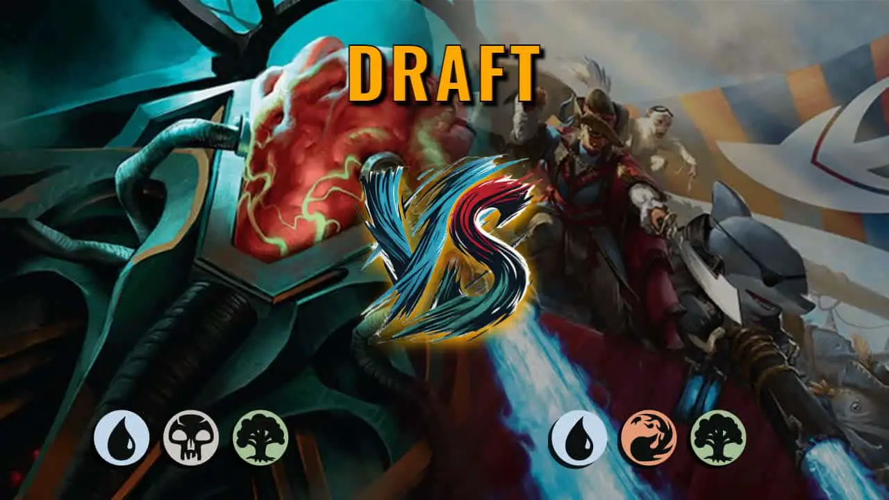 Watch MTG Arena Draft Video - Sultai Midrange by saitama VS Temur Aggro by BadKnight - 041a84