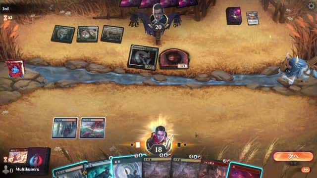 Watch MTG Arena Video Replay - Izzet Control by Multikuneru VS Bant Aggro by 3rd - Standard Play