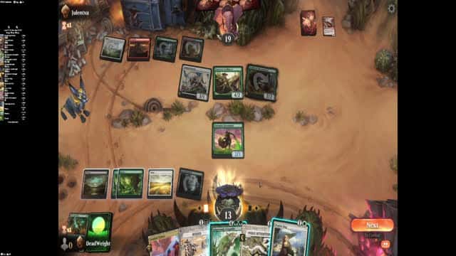 Watch MTG Arena Video Replay - Abzan Midrange by DeadWeight VS Naya Midrange by Julentxu - Quick Draft