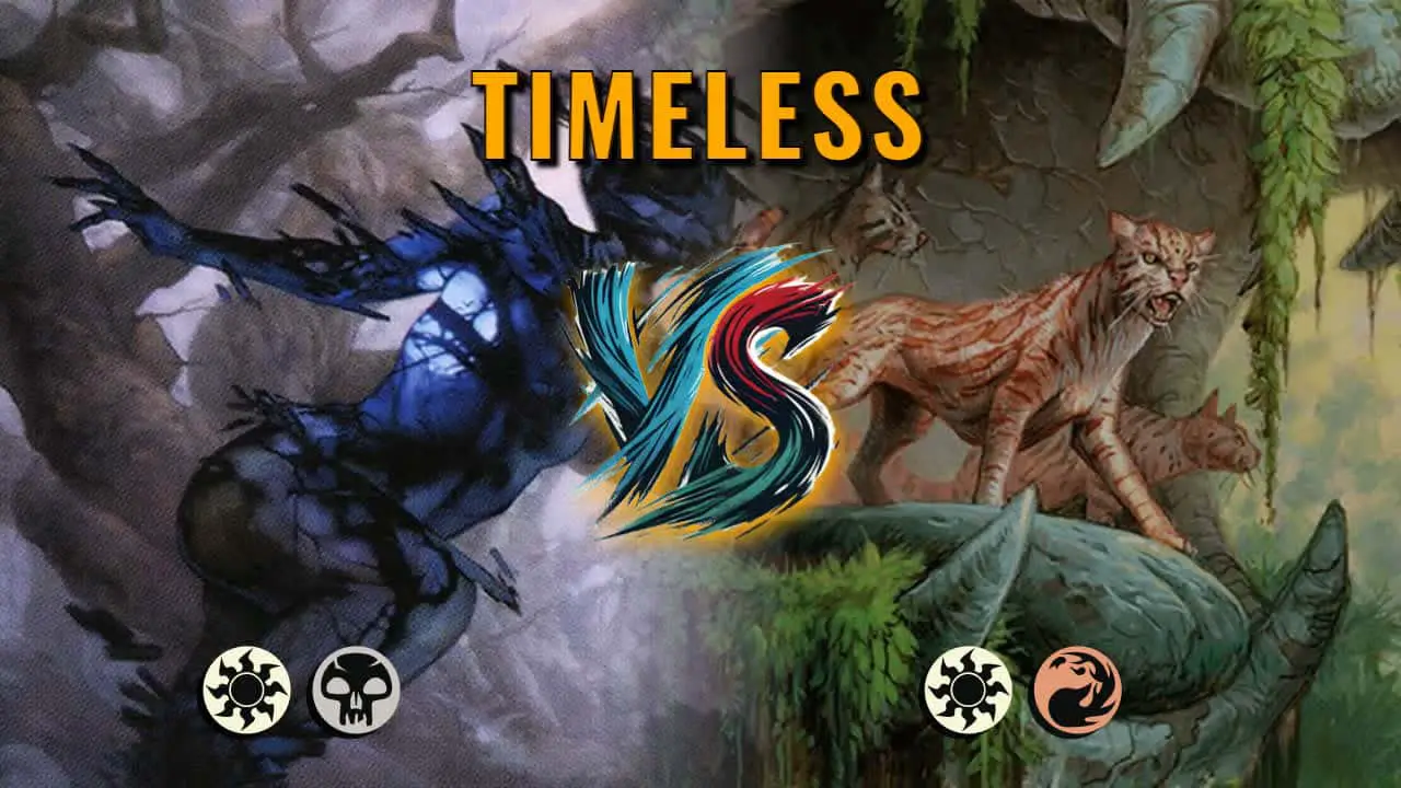 Watch MTG Arena Timeless Video - Orzhov Midrange by saitama VS Boros Aggro by Barbossa - 2848f1