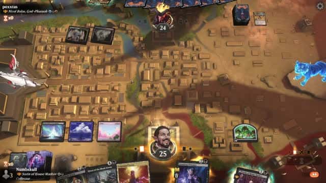 Watch MTG Arena Video Replay - Sorin of House Markov by Numbskull VS Nicol Bolas, God-Pharaoh by poxxtas - Historic Brawl