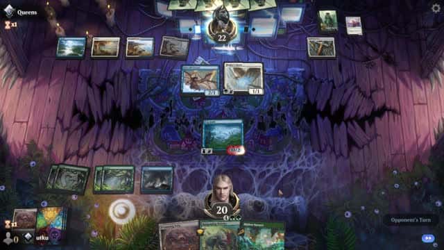 Watch MTG Arena Video Replay - Simic Midrange by utku VS Azorius Aggro by Queens - Standard Ranked