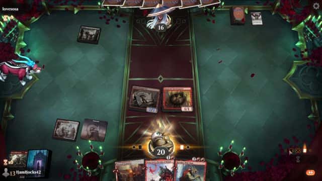 Watch MTG Arena Video Replay - Boros Aggro by HamHocks42 VS Golgari Control by lovesosa - Explorer Play