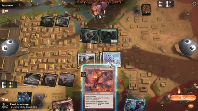 Watch MTG Arena Video Replay - Boros Aggro by Hawk Atankewo VS Selesnya Midrange by Puponero - Historic Event